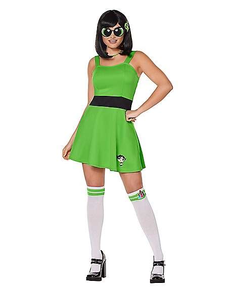 buttercup powerpuff girls costume|buttercup powerpuff girls adult.